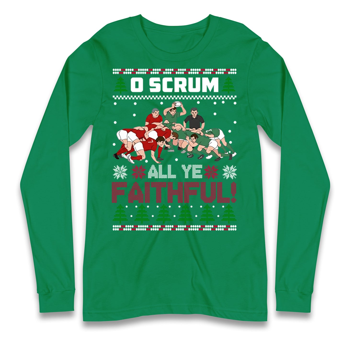 O Come All ye Faithfull Longsleeve T Shirt 