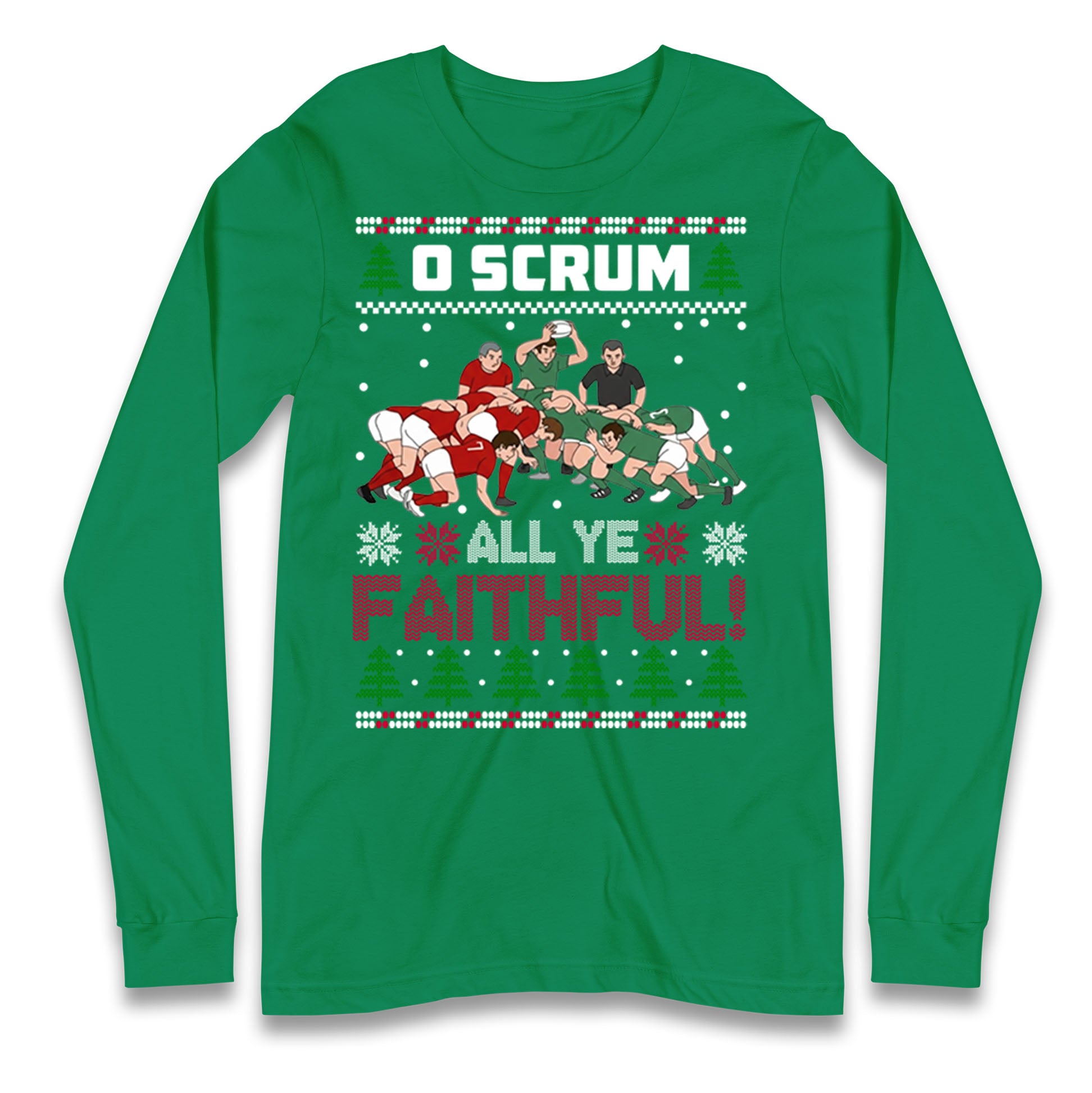 O Come All ye Faithfull Longsleeve T Shirt 