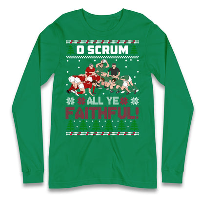 O Come All ye Faithfull Longsleeve T Shirt 