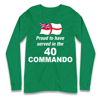 40 Commando Royal Marines Longsleeve T Shirt