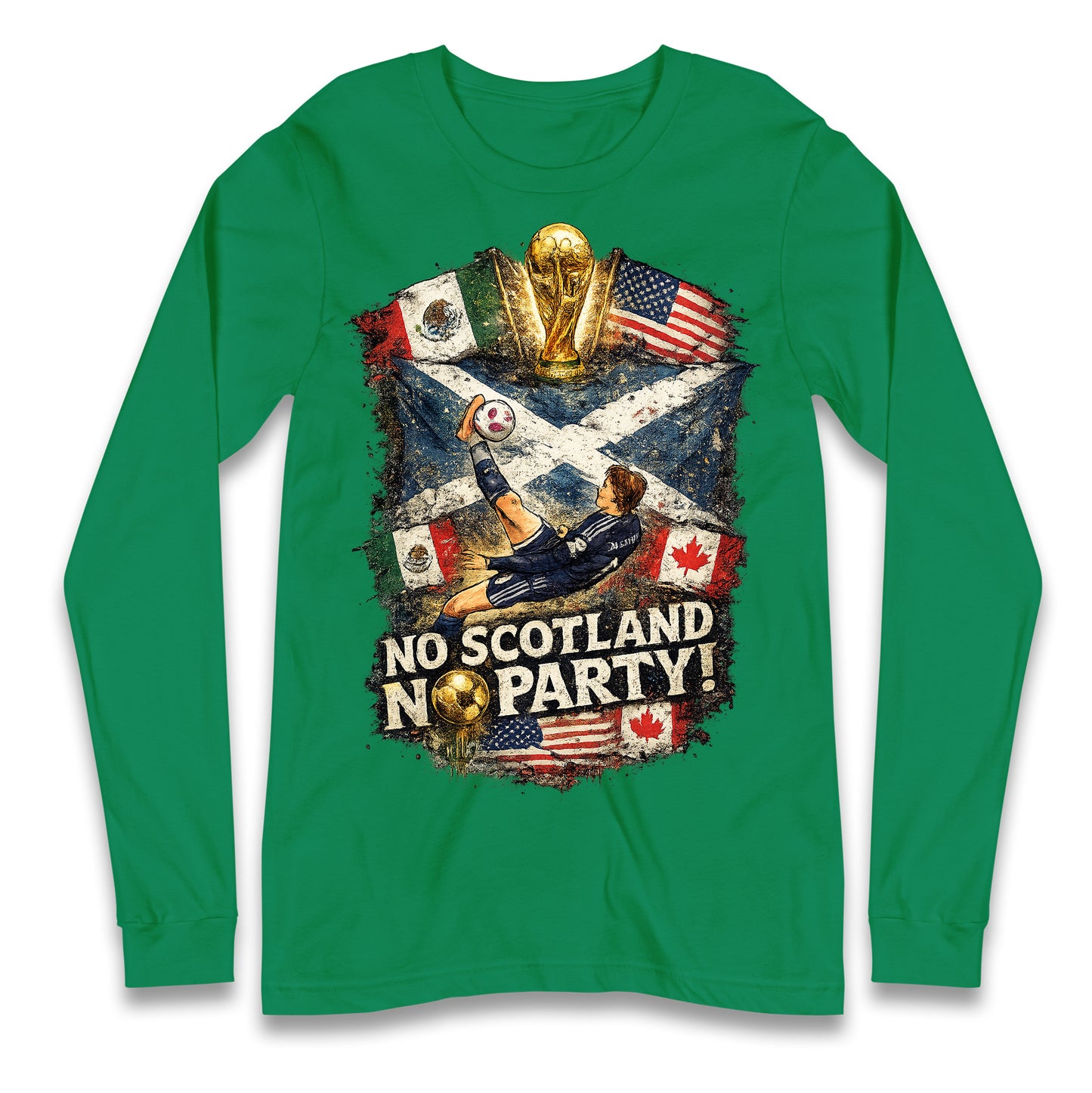 No Scotland No Party World Cup 2026 Longsleeve T Shirt