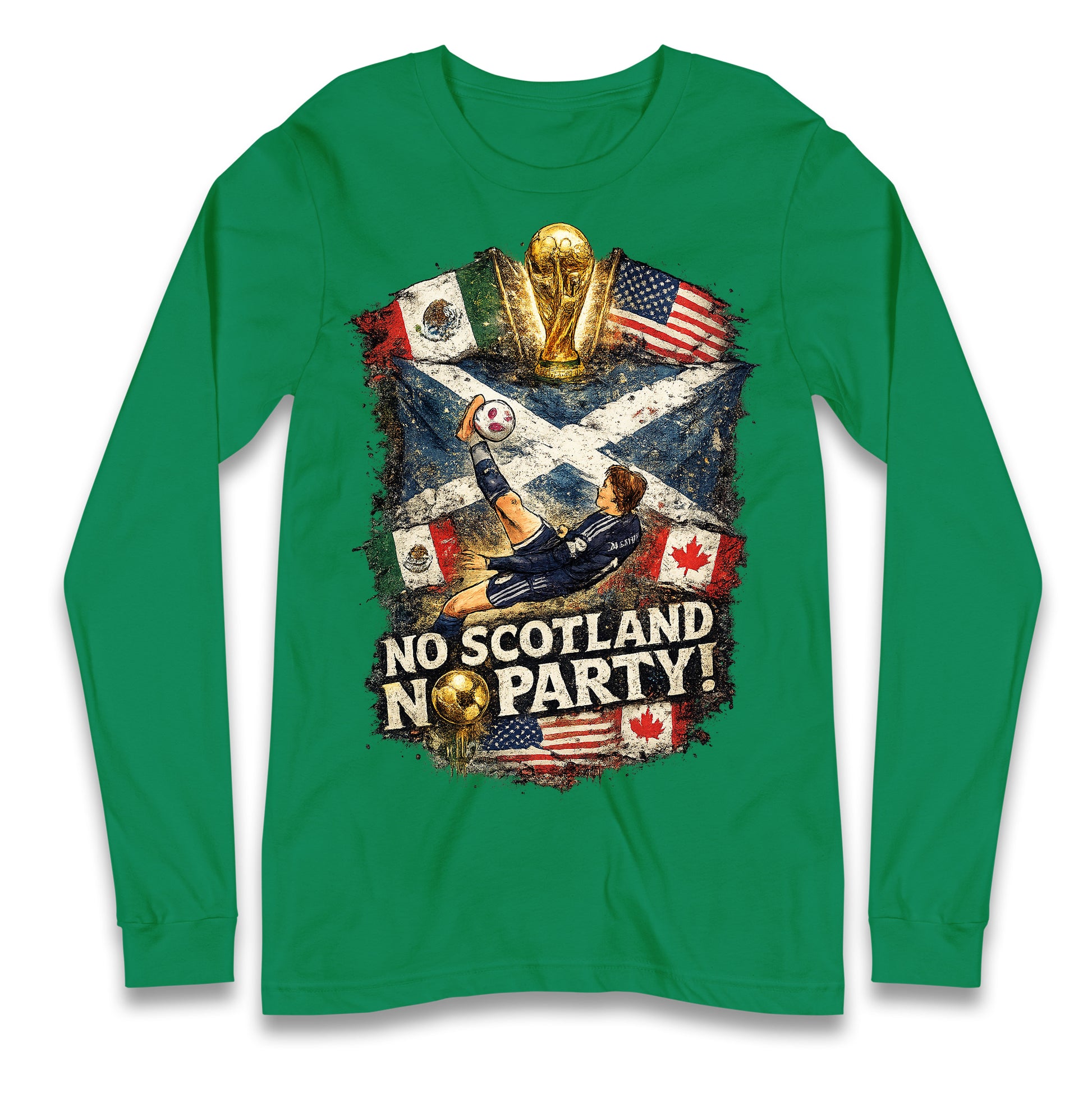 No Scotland No Party World Cup 2026 Longsleeve T Shirt