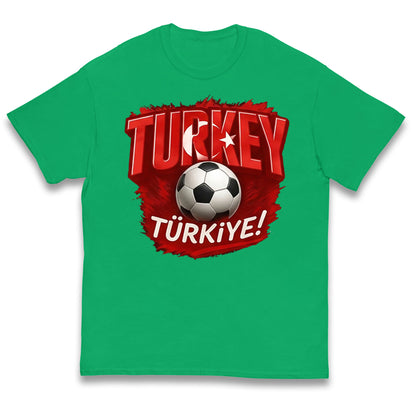 Turkey Retro World Cup Kids T Shirt