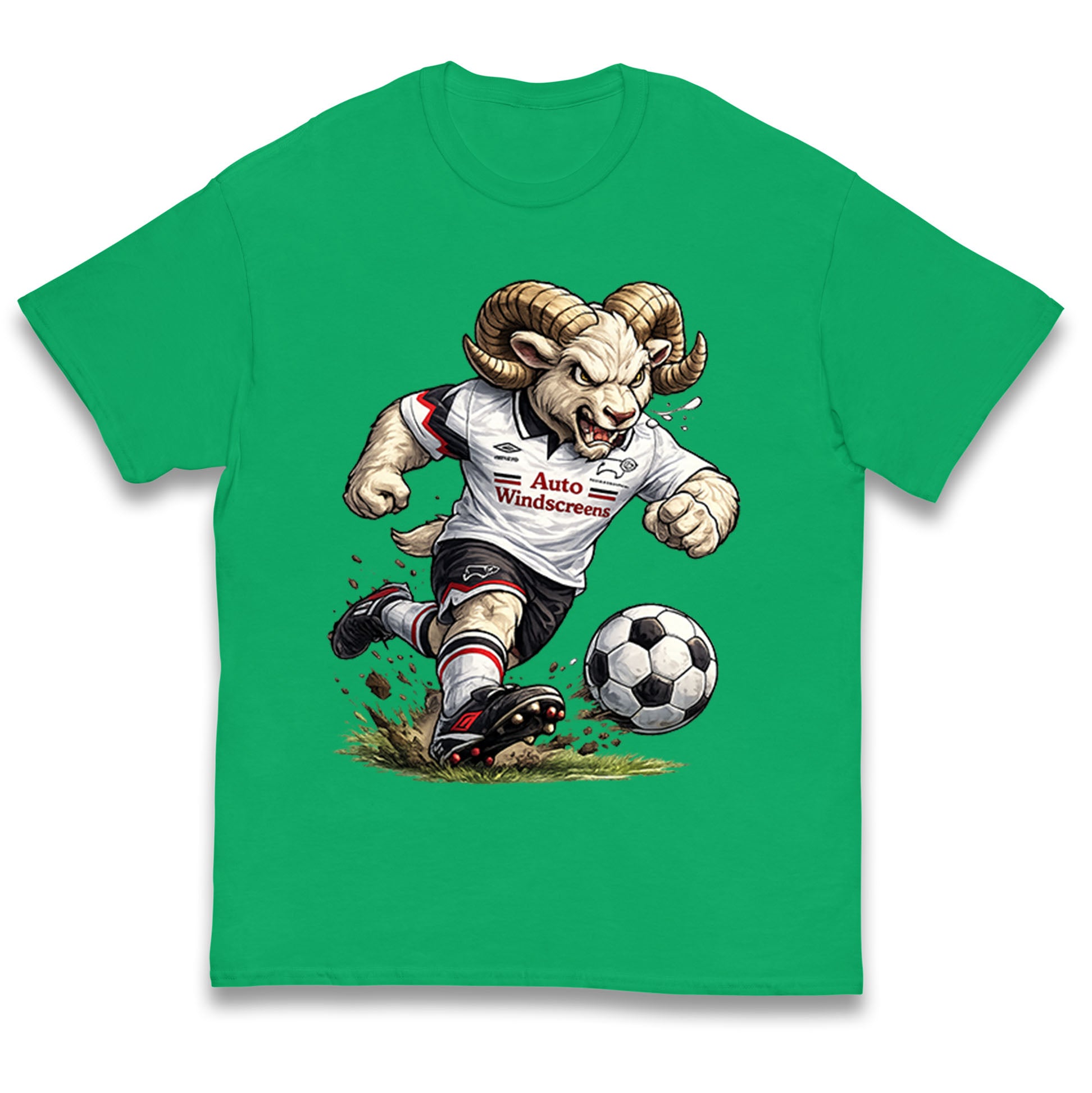 Old School Derby County Kids T Shirt