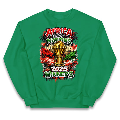 Morocco Africa Cup Of Nations Winners 2025 Kids Jumper