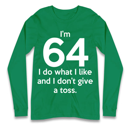 64th Birthday Longsleeve T Shirt