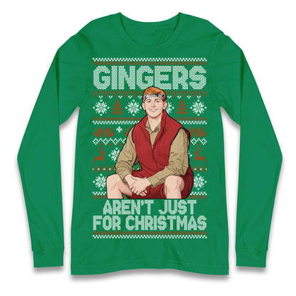 Angry Ginge Xmas Longsleeve T Shirt