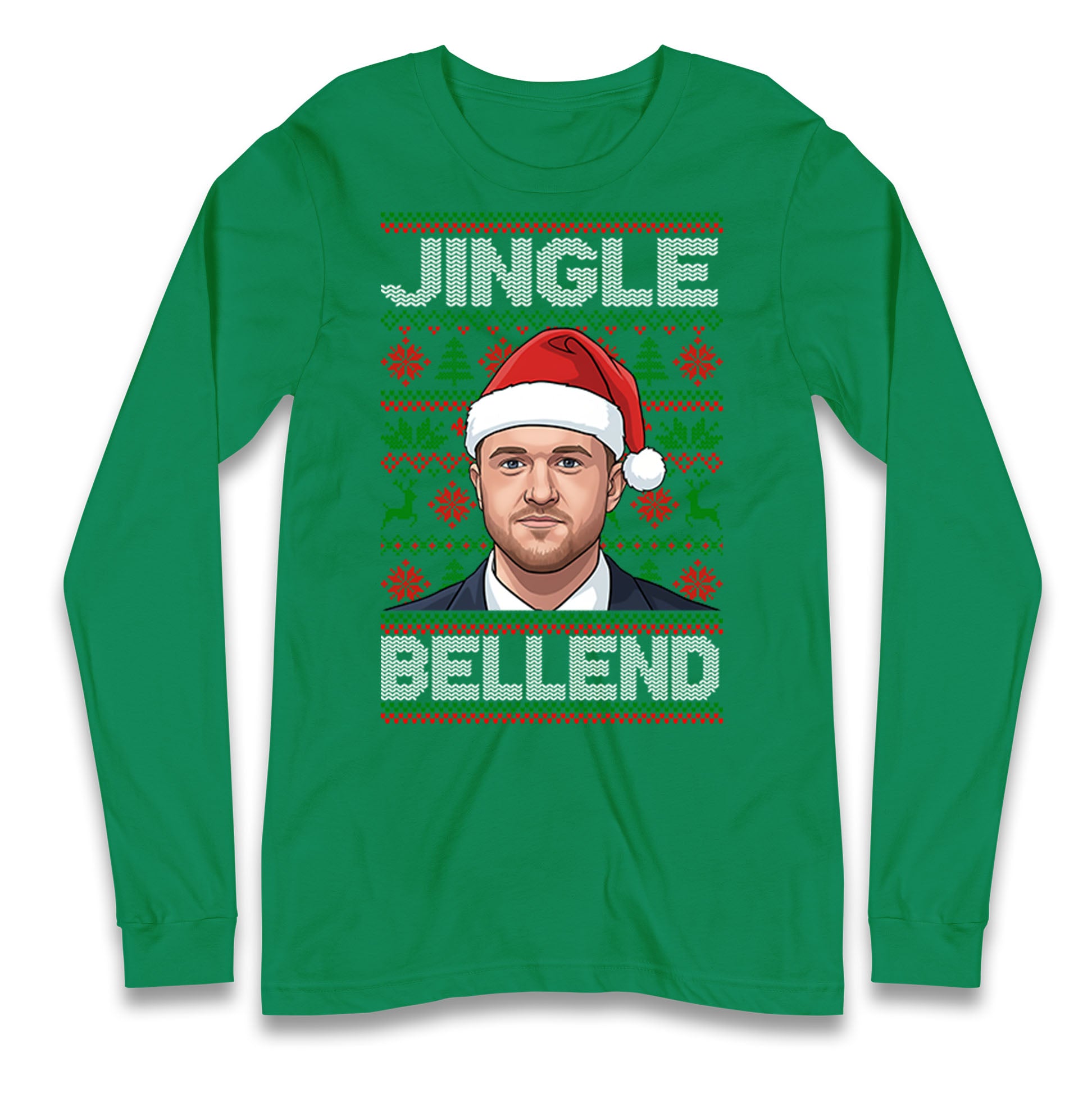 Tommy Robinson Jingle Bell Longsleeve T Shirt 