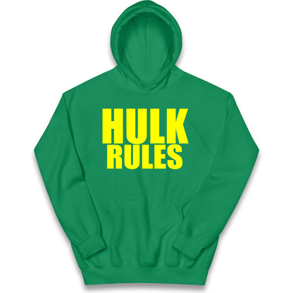 Hulk Rules Kids Hoodie