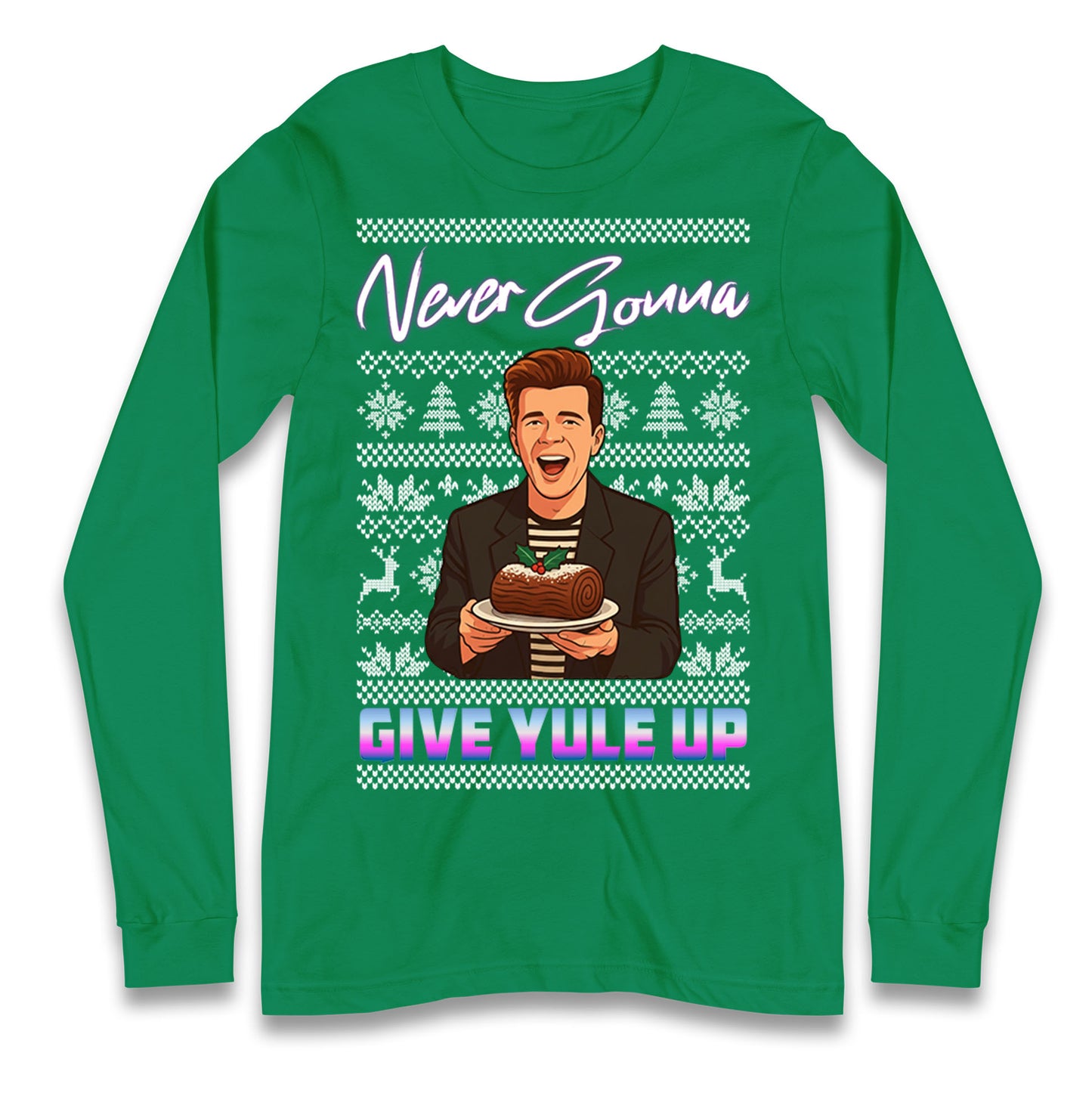 Rick Astley Christmas Longsleeve T Shirt