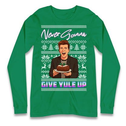 Rick Astley Christmas Longsleeve T Shirt