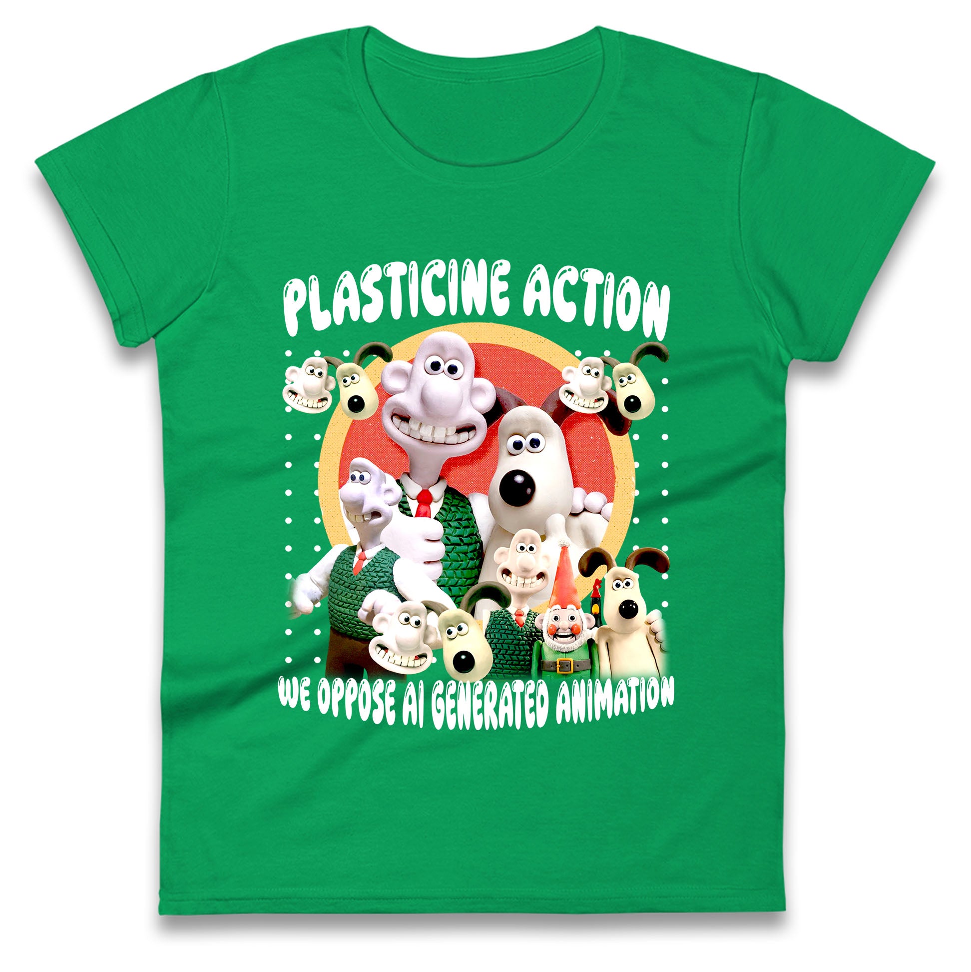 Plasticine Action Figure Ladies T Shirt