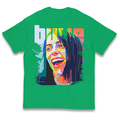 Billie Eilish Painting Kids T Shirt 