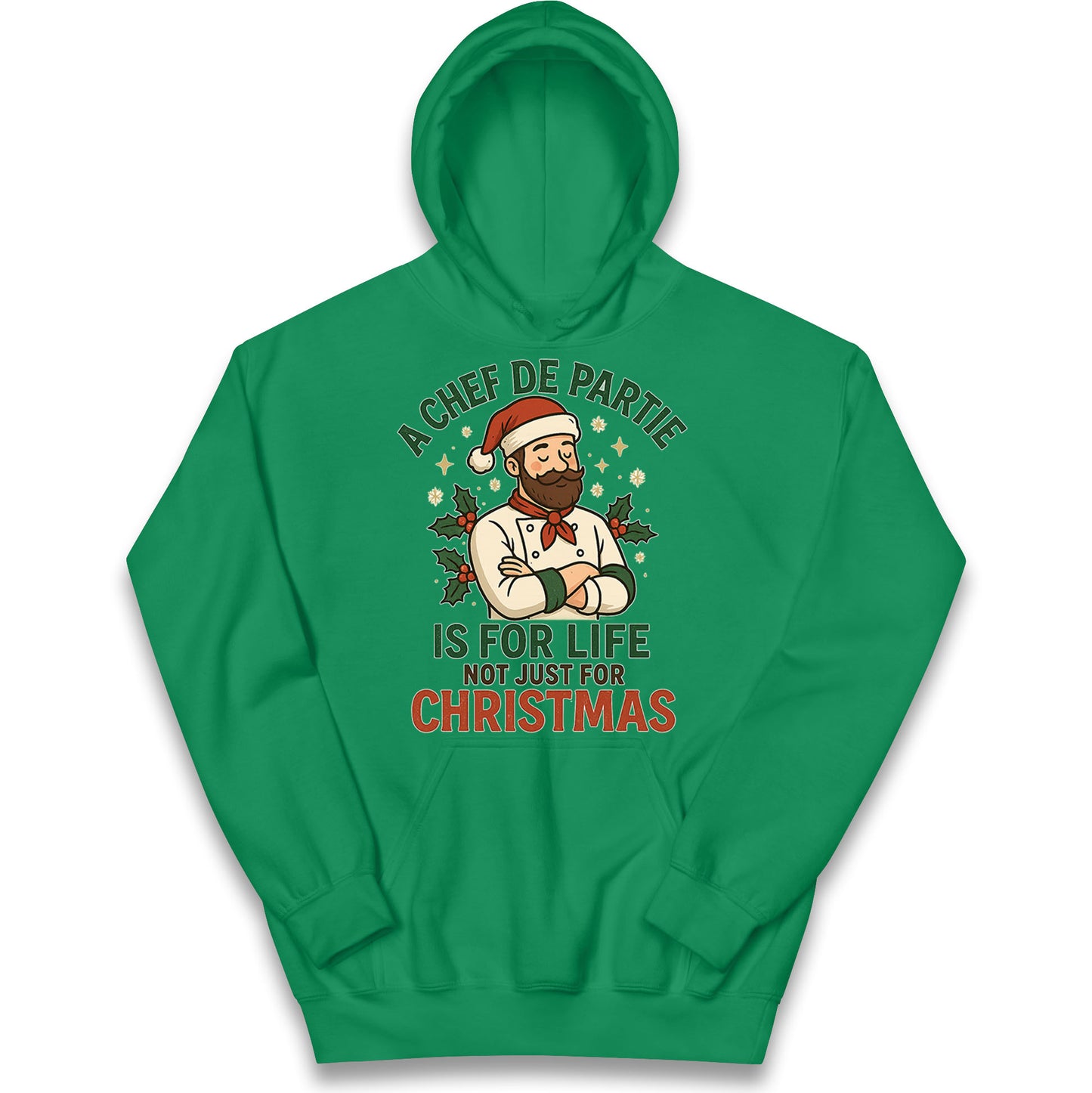 Chef De Partie Christmas Kids Hoodie
