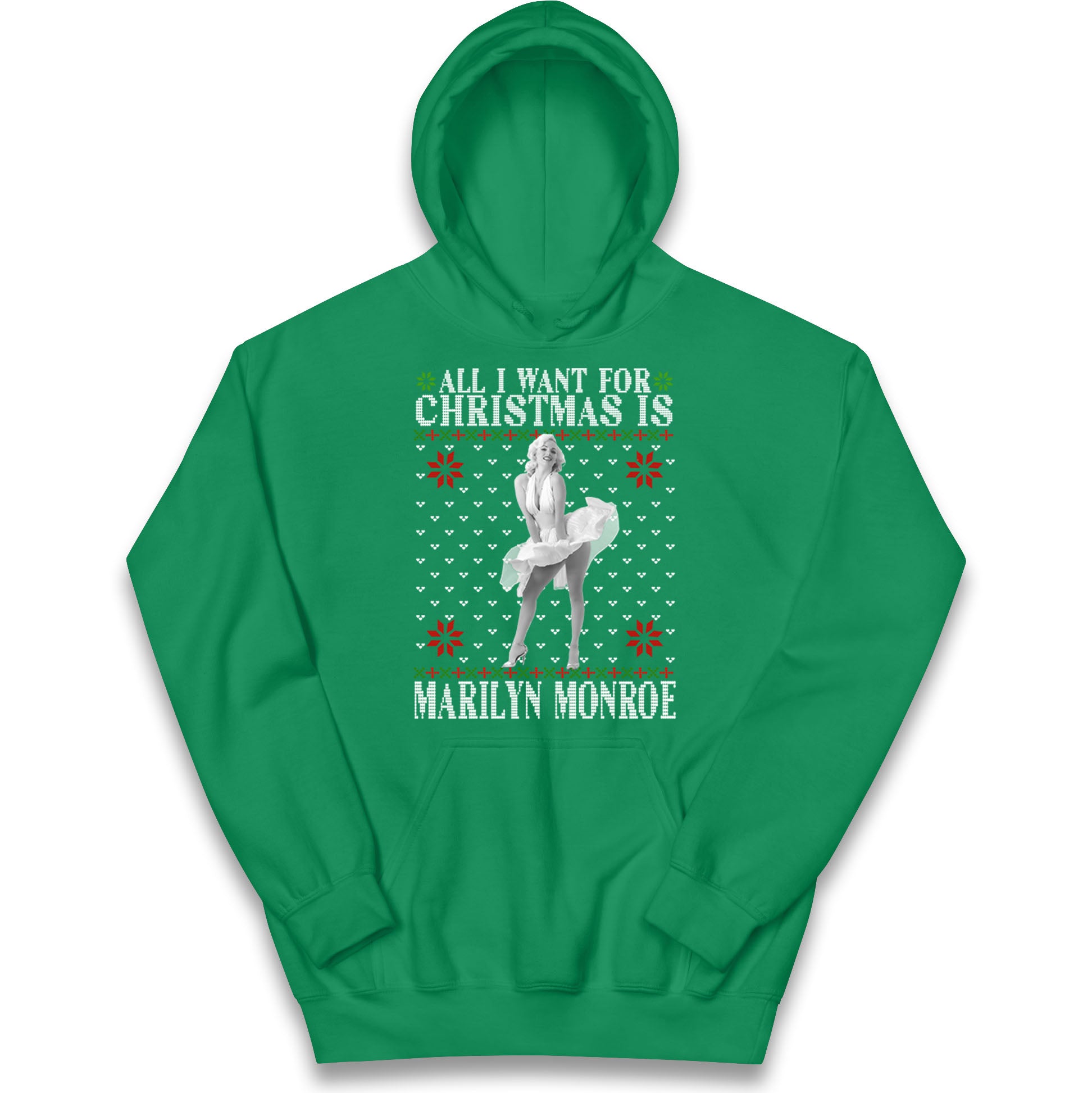 marilyn monroe christmas hoodie