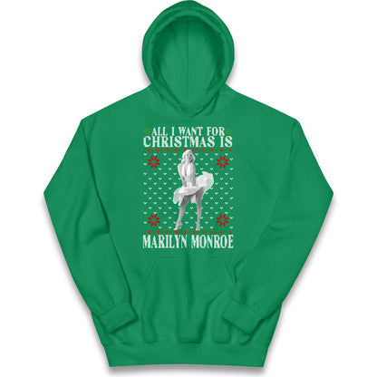 marilyn monroe christmas hoodie