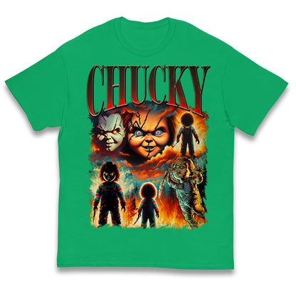 Chucky Doll Halloween Bootleg Kids T Shirt