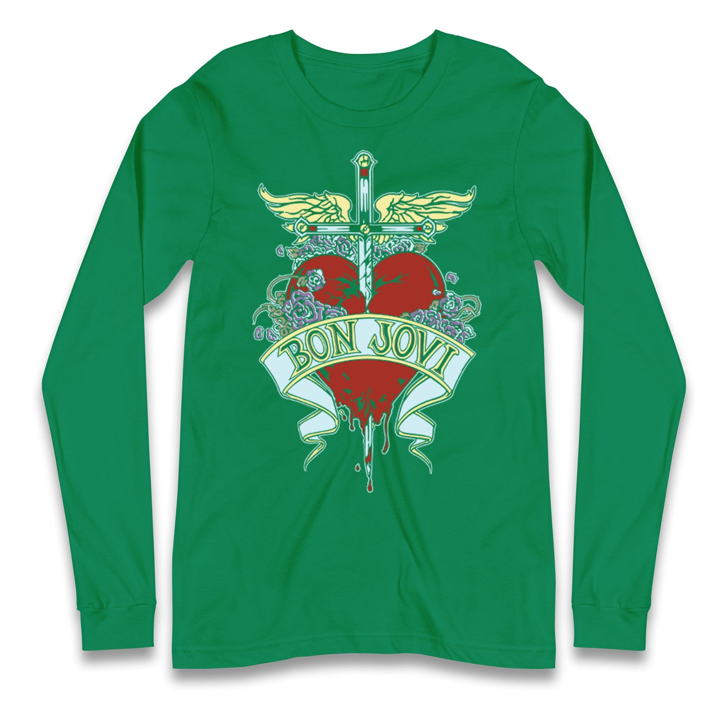 Bon Jovi Rock Band Longsleeve T Shirt 