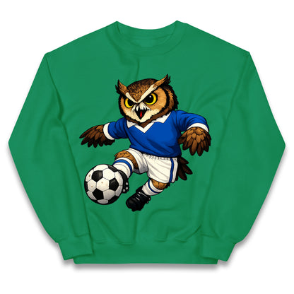 Retro Oldham Football Kids Jumper