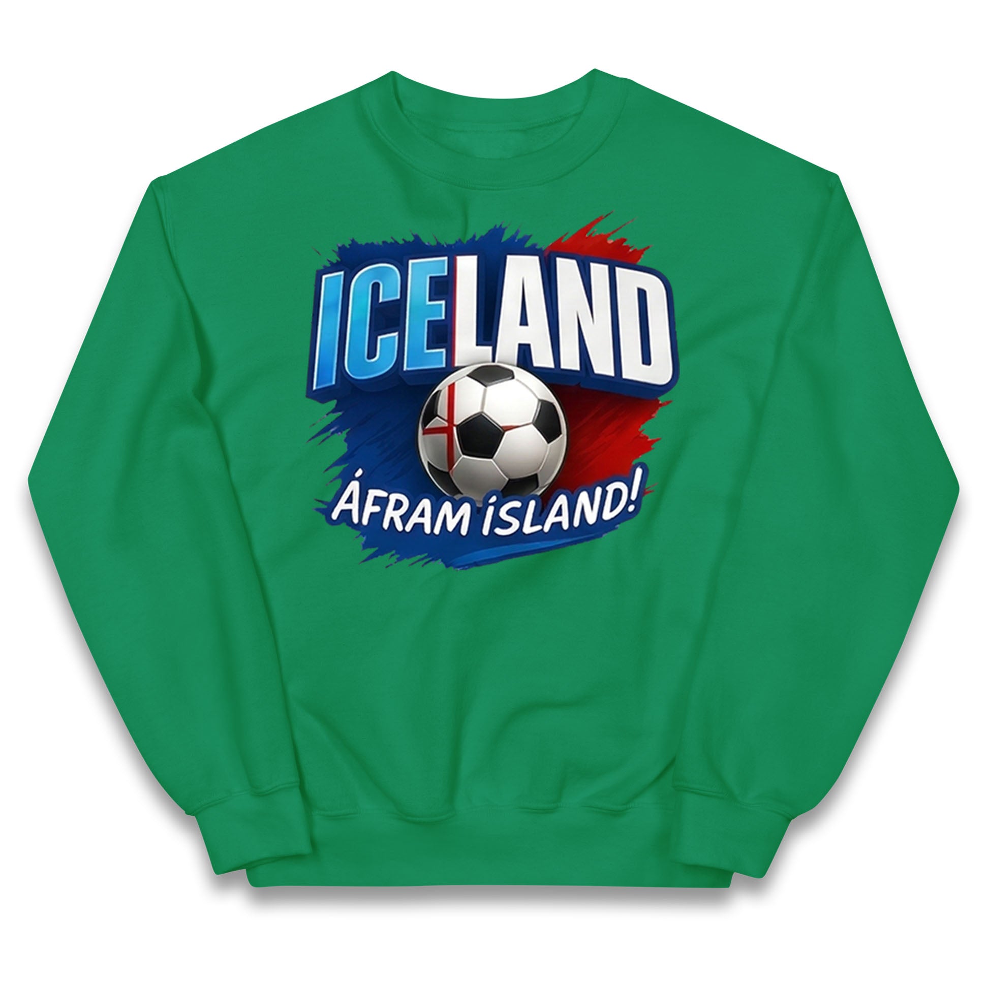 Iceland Retro World Cup Kids Jumper