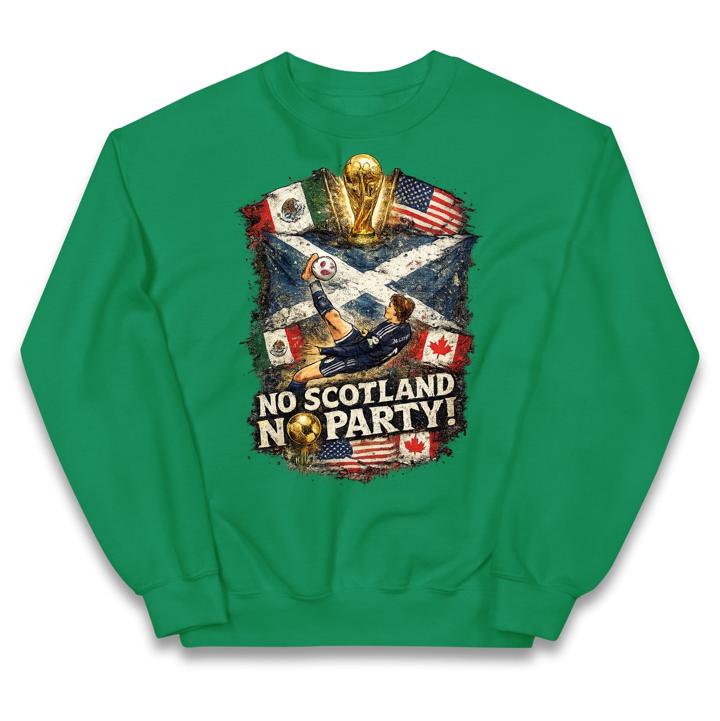 No Scotland No Party World Cup 2026 Kids Jumper