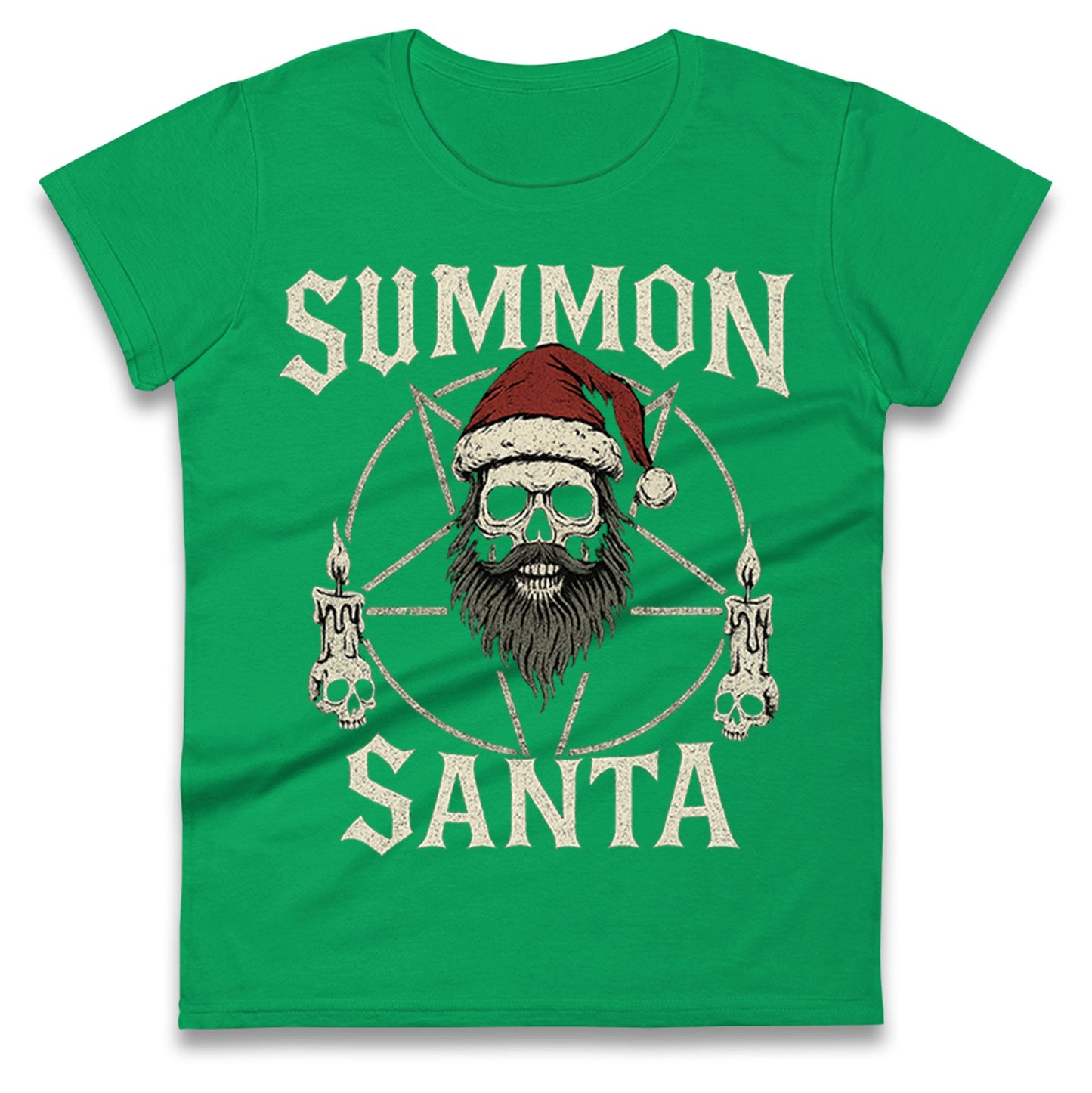Goth Christmas Ladies T Shirt