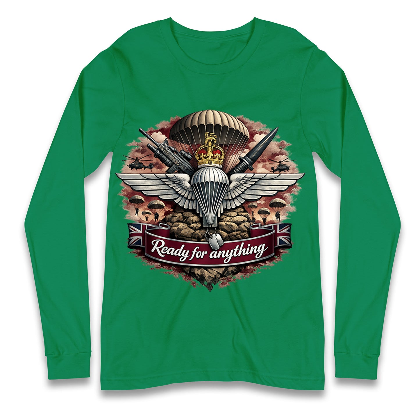 Ready for Anything Parachute Regiment Long Sleeve Shirt