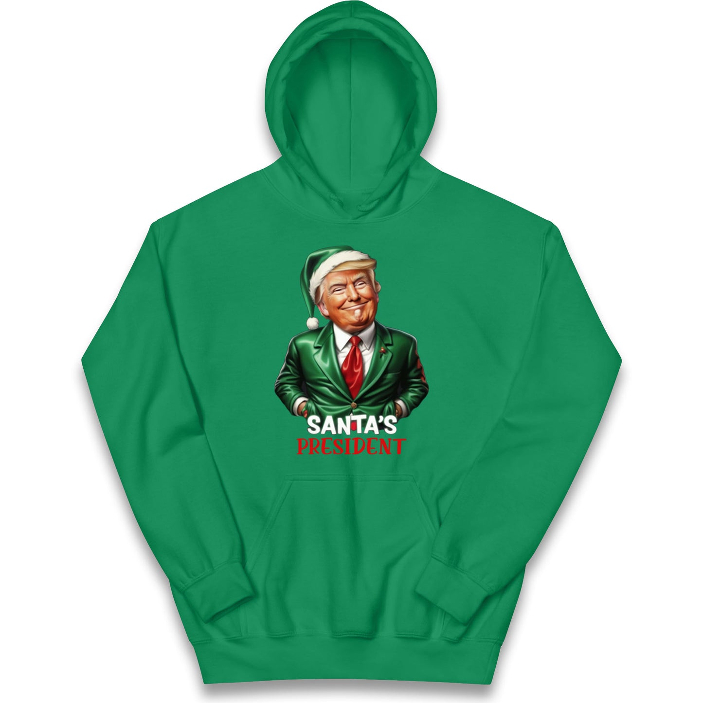 Donald Trump Christmas Kids Hoodie