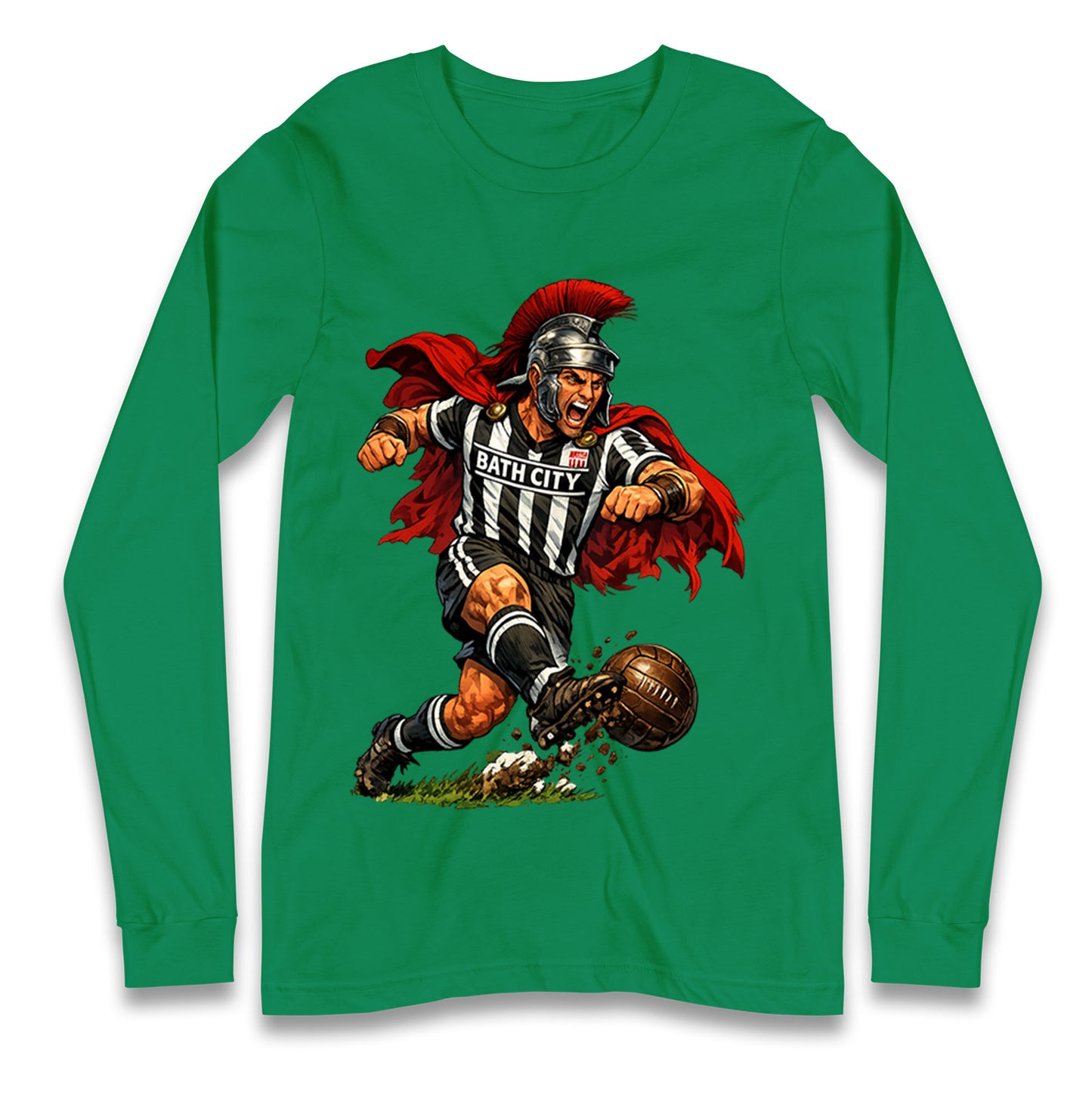 Retro Bath City Football Longsleeve T Shirt