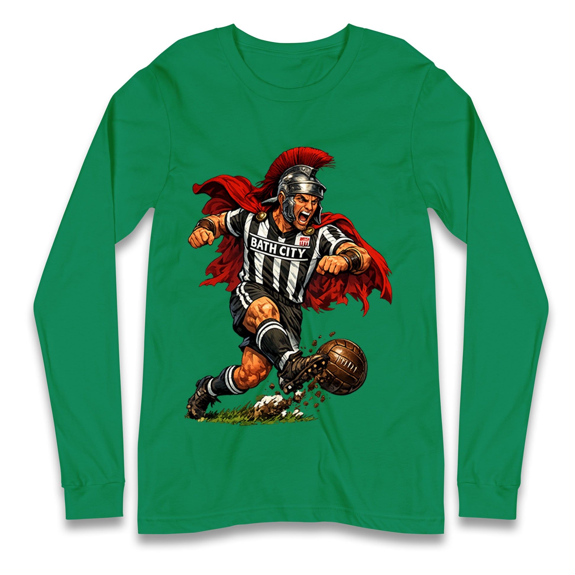 Retro Bath City Football Longsleeve T Shirt