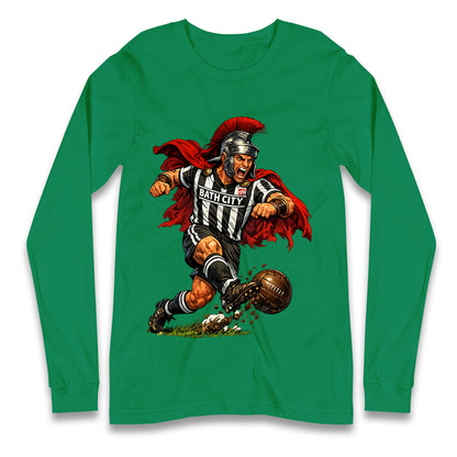 Retro Bath City Football Longsleeve T Shirt