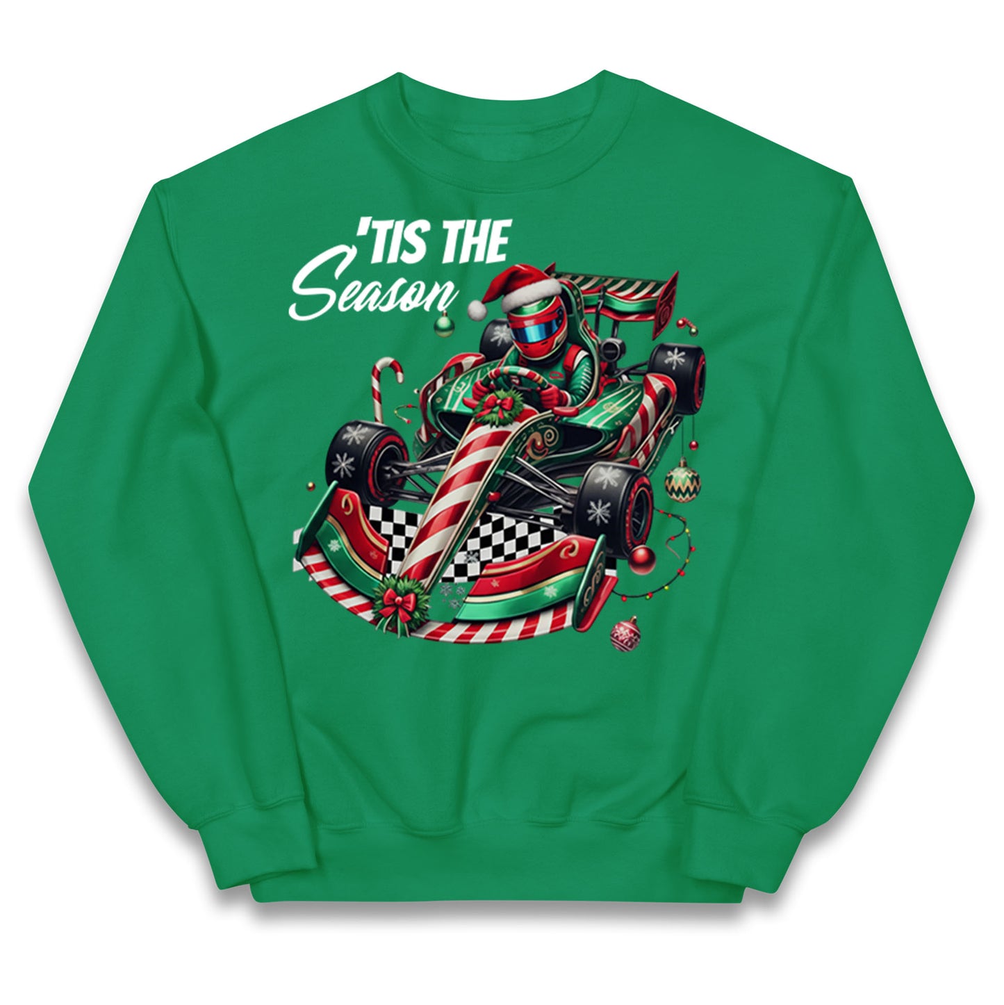 F1 Karting Tis The Season Christmas Kids Jumper