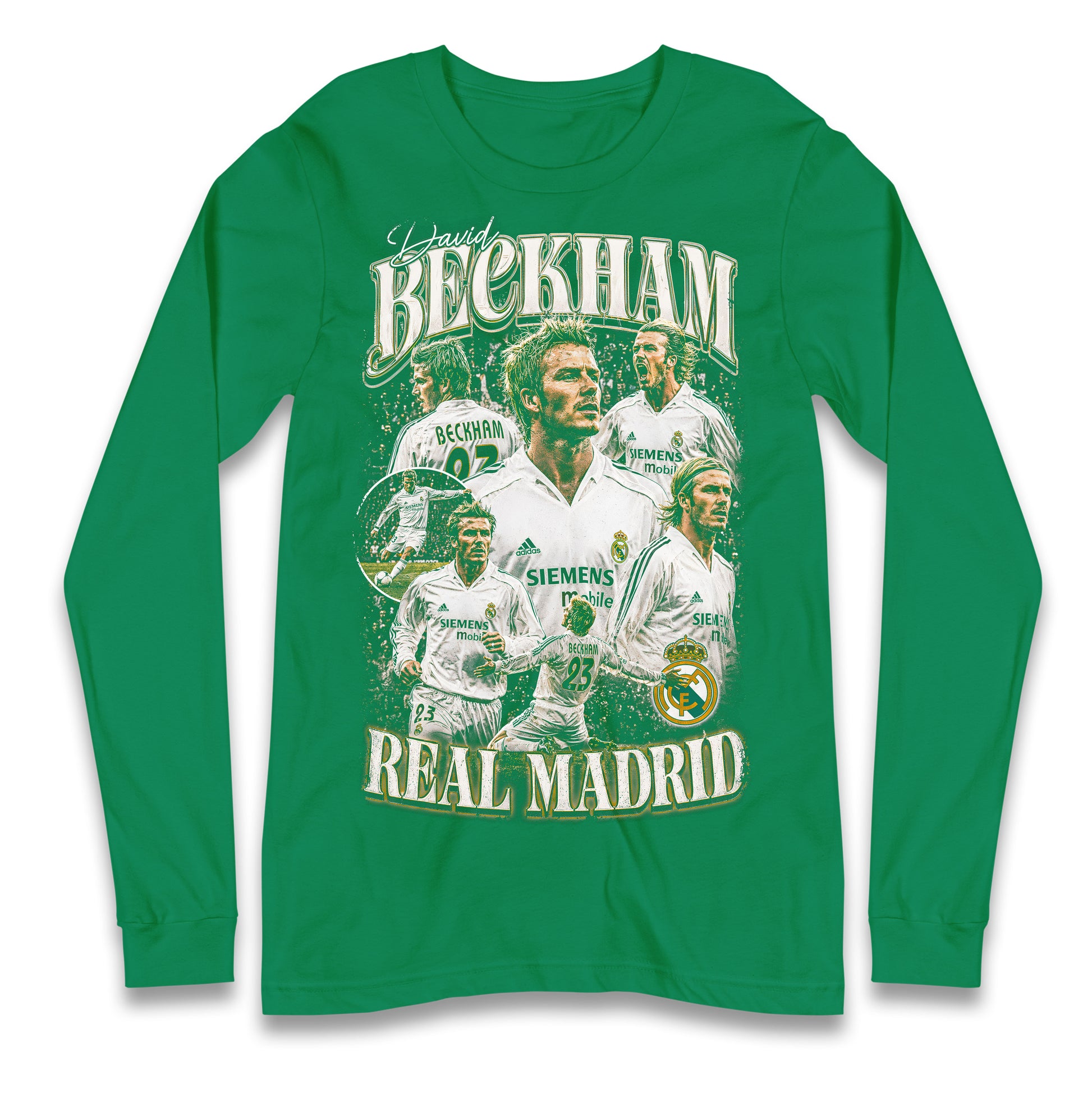 David Beckham Bootleg Longsleeve T Shirt
