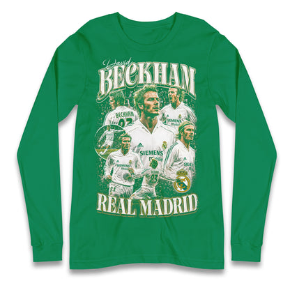 David Beckham Bootleg Longsleeve T Shirt