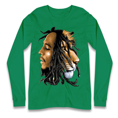 Bob Marley Lion Long Sleeve Shirt