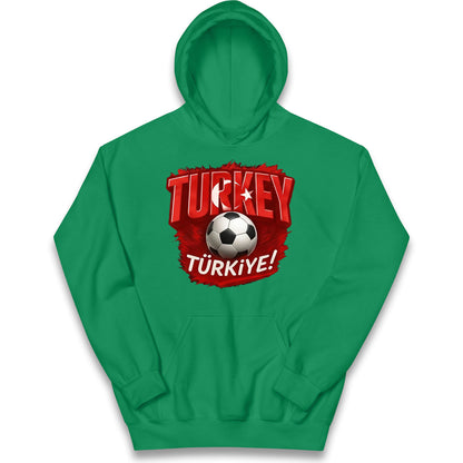 Turkey Retro World Cup Kids Hoodie