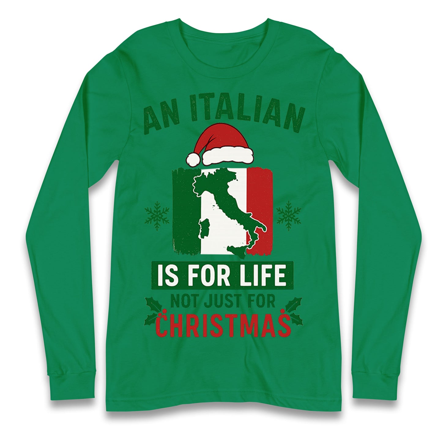 Italian Christmas Longsleeve T Shirt