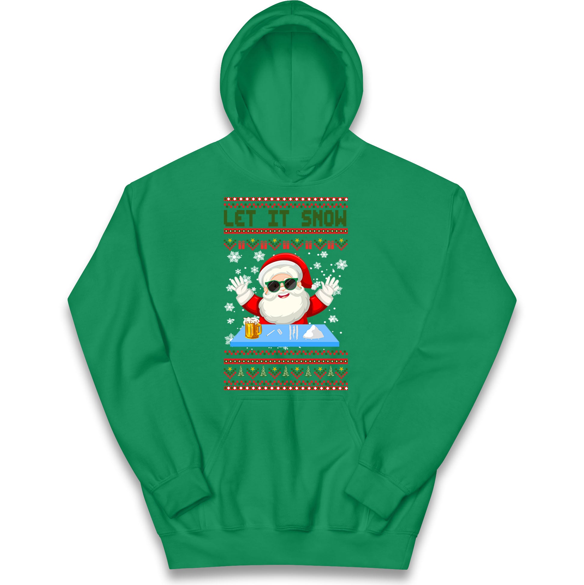 Santa Claus Christmas Kids Hoodie