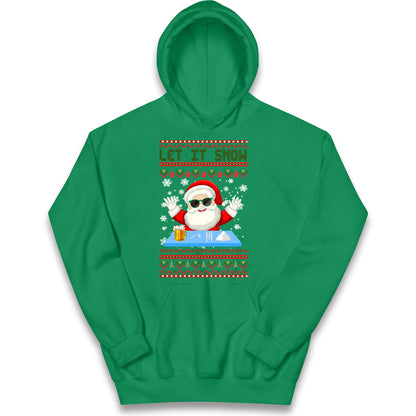 Santa Claus Christmas Kids Hoodie