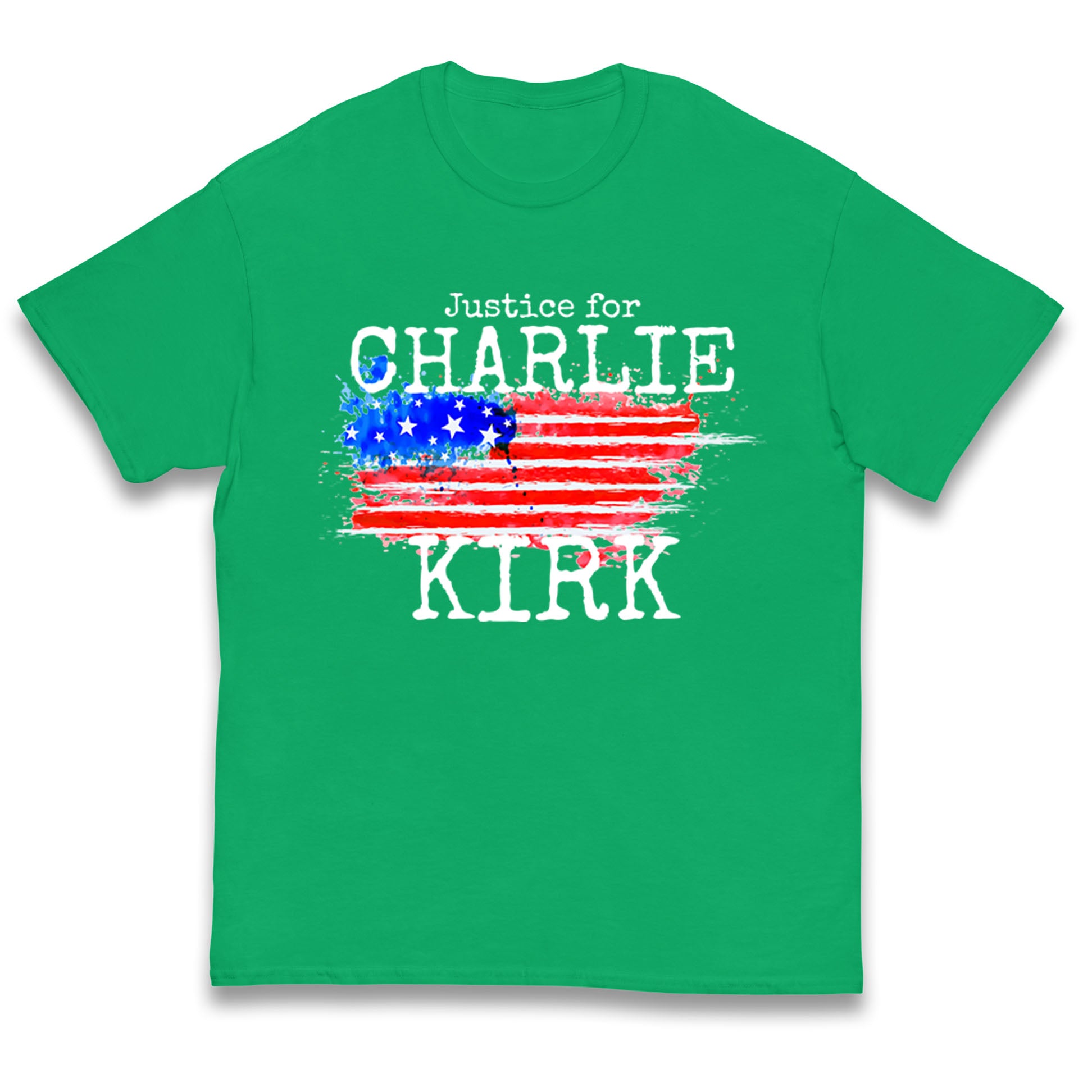 Justice For Charlie Kirk Kids T Shirt