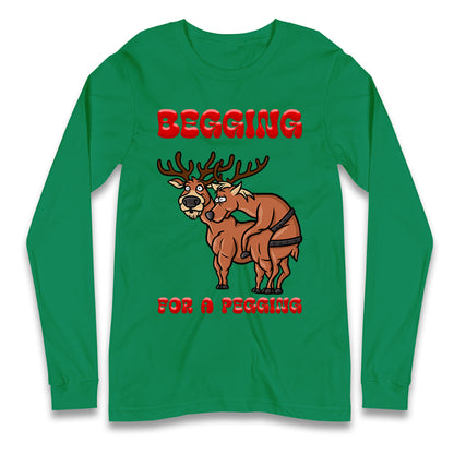 Deer Christmas Longsleeve T Shirt