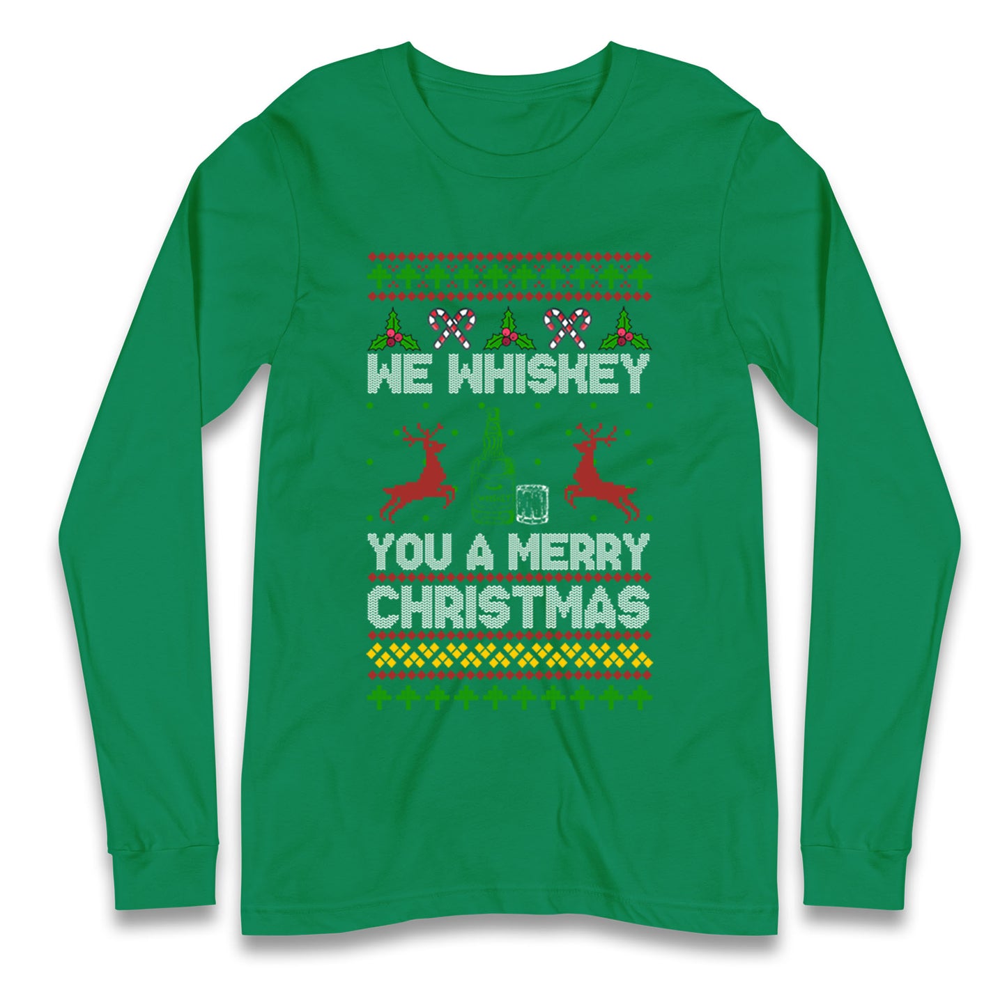 whisky Christmas Longsleeve T Shirt