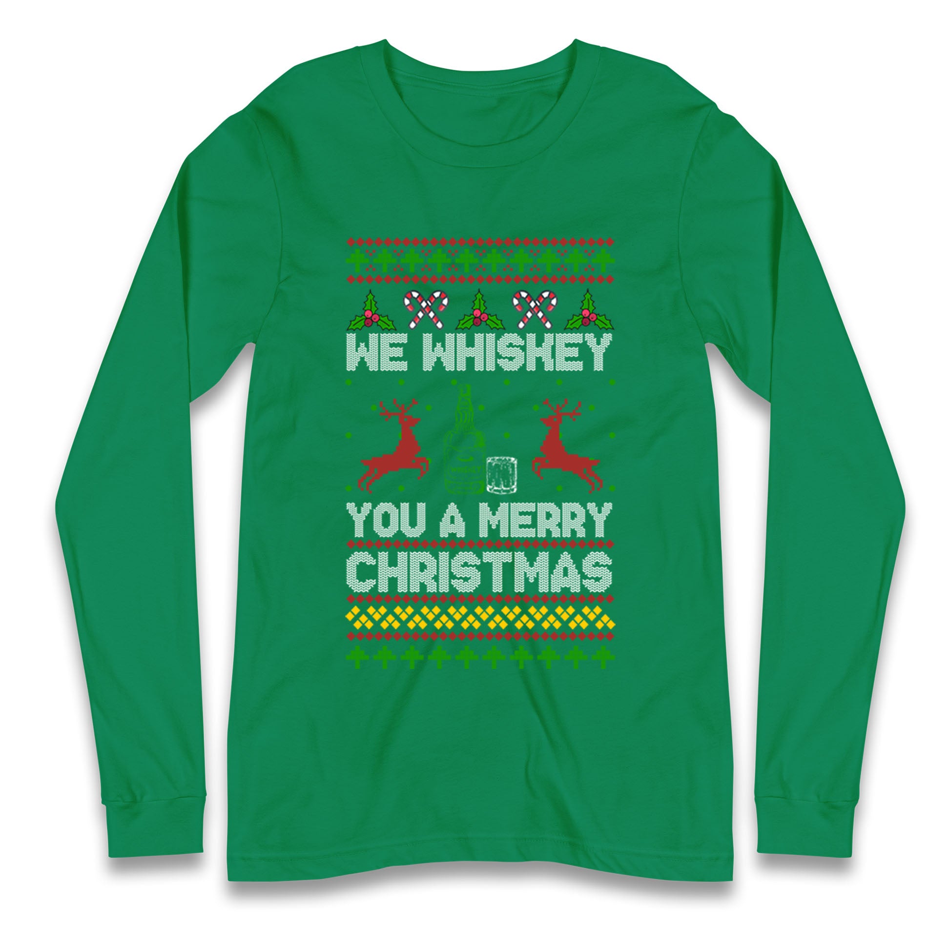 whisky Christmas Longsleeve T Shirt