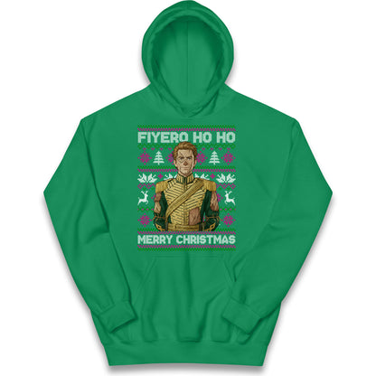 Prince Fiyero Wicked Christmas Kids Hoodie