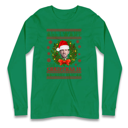 harry kane christmas long sleeve t shirt
