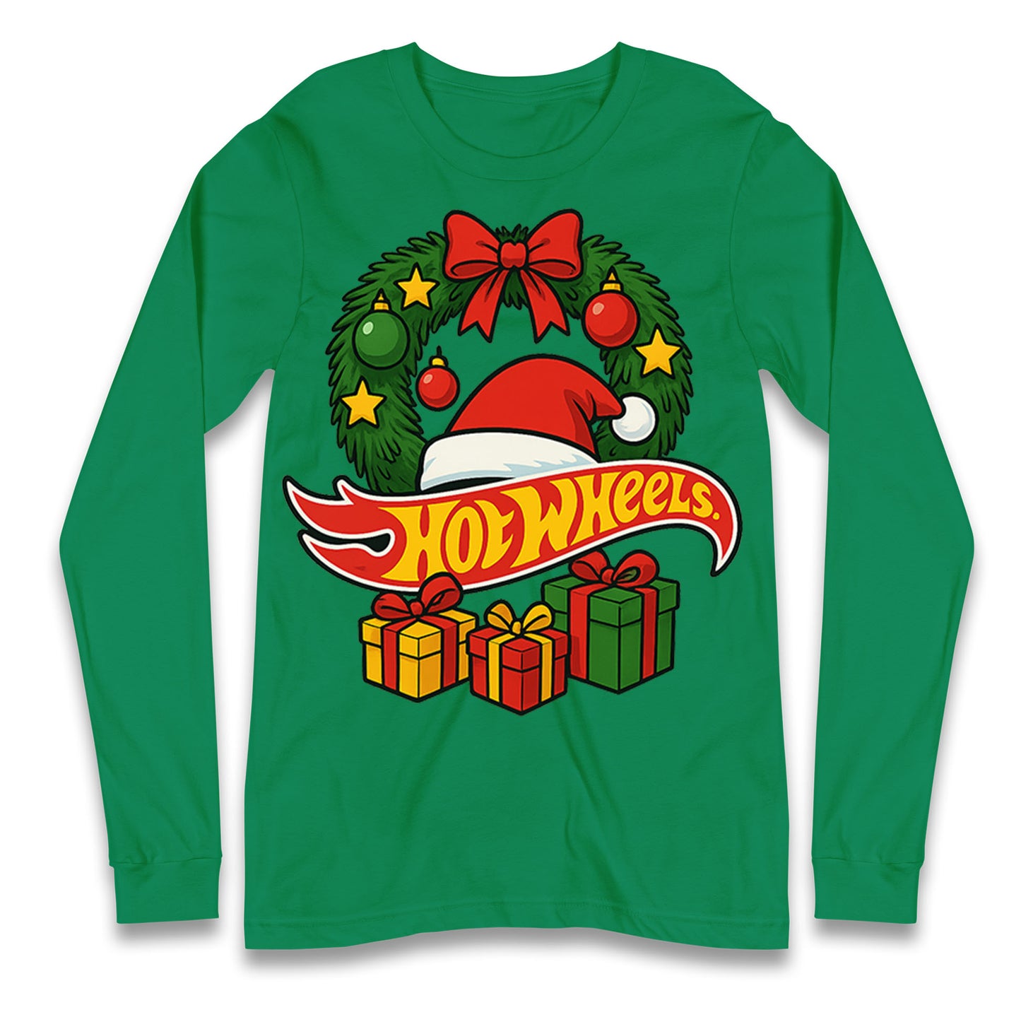 Hotwheels Christmas Longsleeve T Shirt
