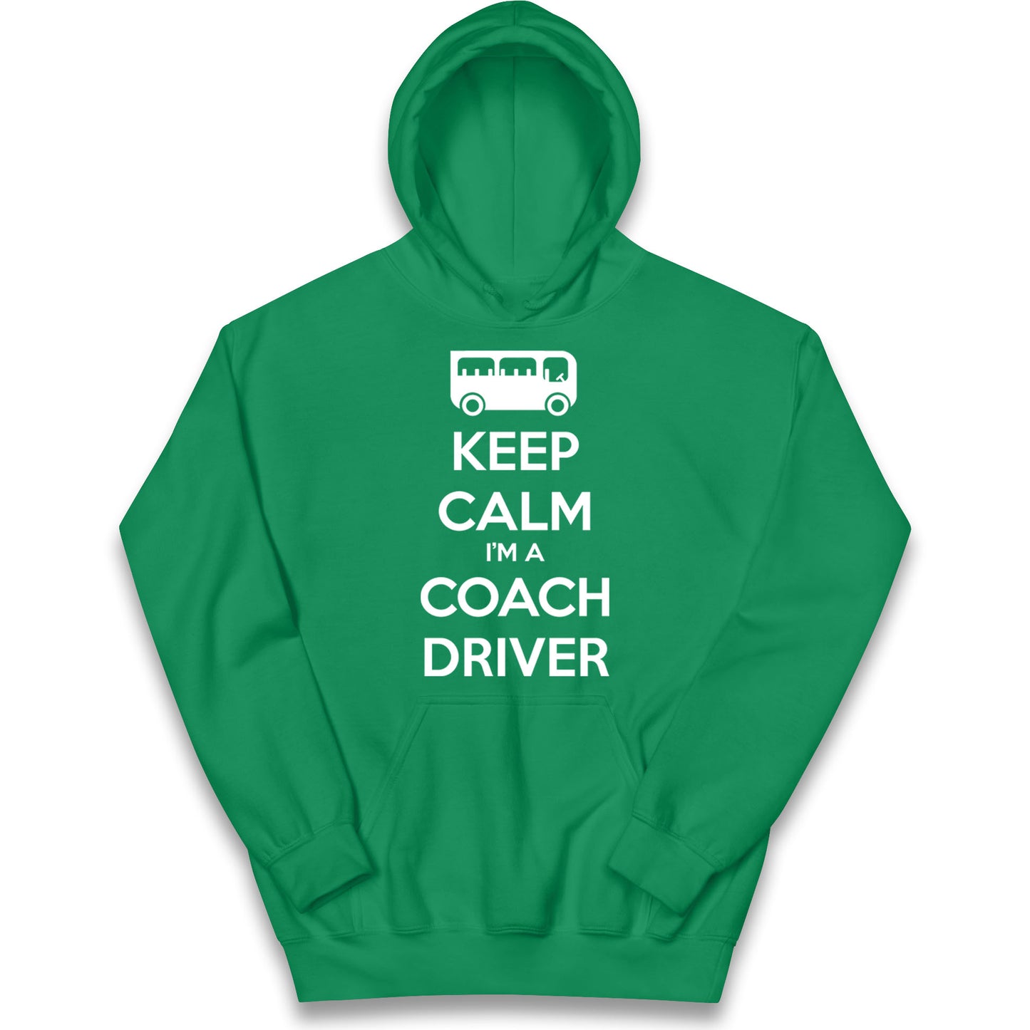 Keep Calm I’m a Coach Driver Kids Hoodie 