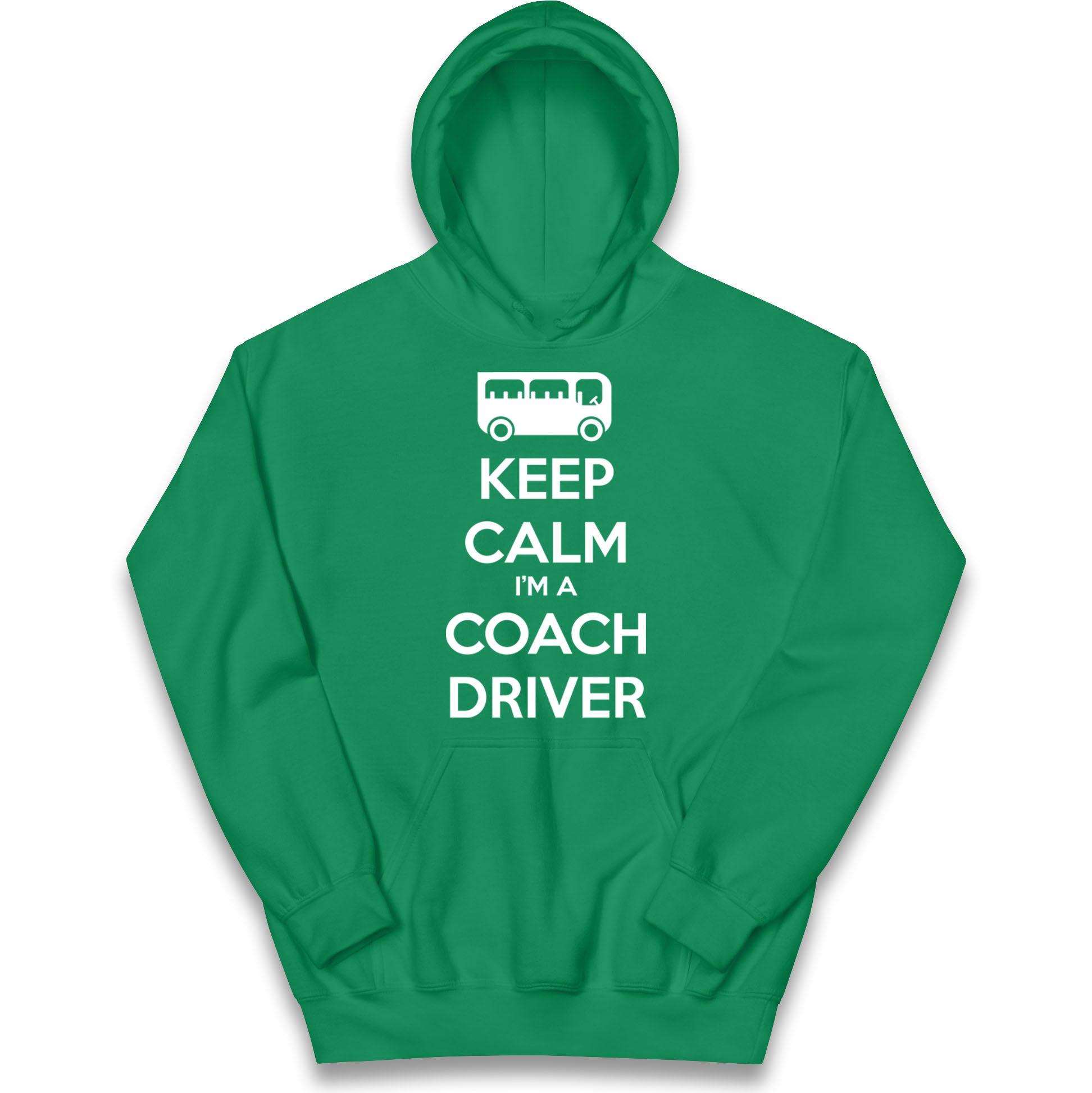 Keep Calm I’m a Coach Driver Kids Hoodie 
