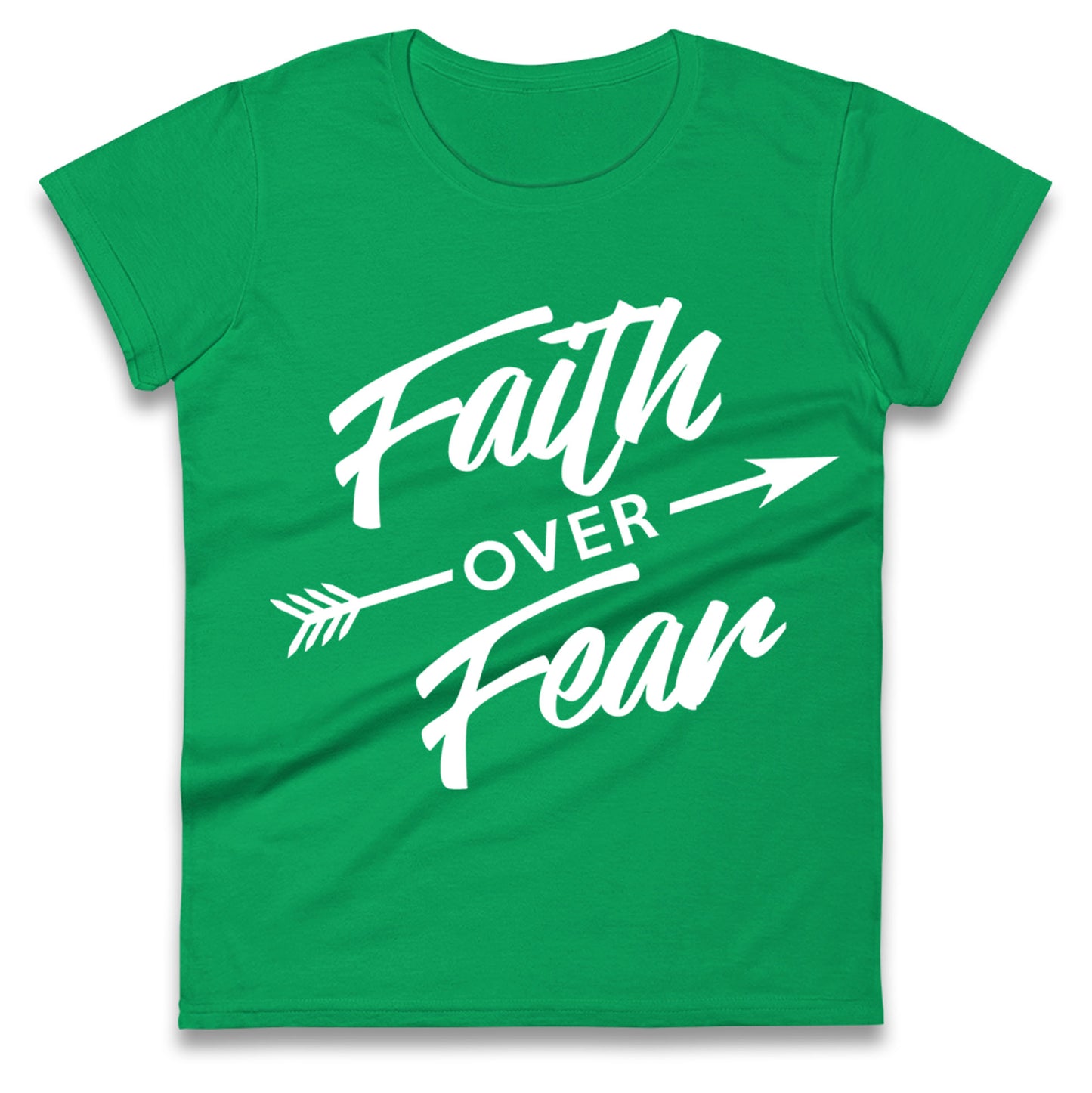Faith Over Fear Womens Tee Top