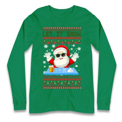Santa Claus Christmas Longsleeve T Shirt